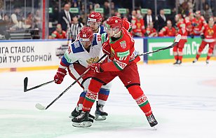 Беларусь отыгралась с 0:2, но уступила россиянам в заключительном матче «Лиги Ставок. Большого тура сборной»