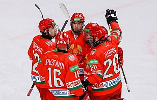 Юношеская сборная Беларуси вышла в финал Кубка чемпионов U17, обыграв в буллитной серии «Ак Барс»