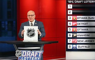 Драфт-лотерея НХЛ состоится 2 июня