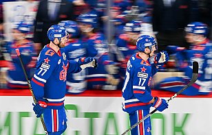 Степан Фальковский забросил первую шайбу в плей-офф КХЛ – 2024 