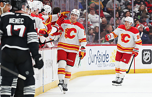 Шайба Егора Шаранговича помогла «Калгари» обыграть «Нью-Джерси»