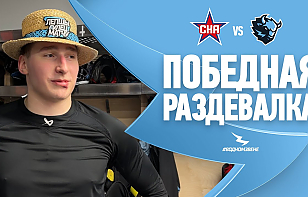 Самоотверженный Сотик и важный выигрыш в Питере! Победная раздевалка минского «Динамо» после матча со СКА