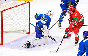 Беларусь U17 трижды отыгралась и вырвала победу в овертайме поединка с юниорской сборной Казахстана