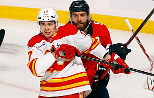 Шарангович лишился результативной передачи, но «Калгари» все равно взял верх над «Флоридой»