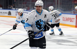 Сэм Энас признан лучшим нападающим 24-й недели в КХЛ