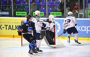 «Металлург» снова обыграл «Химик» в Новополоцке, Бовбель оформиил голевой дубль, Стефанович набрал два очка