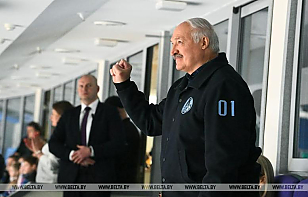 Александр Лукашенко присутствует на матче «Динамо-Минск» – «Ак Барс»