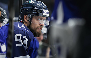 Андрей Белевич отметился ассистом в свой юбилейный матч в КХЛ