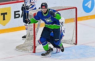 Юрий Руммо забросил четвертую шайбу в сезоне МХЛ