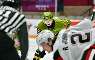 Никита Тарасевич отметился ассистом в матче регулярного чемпионата OHL