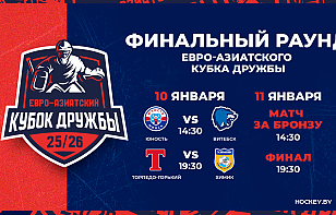 Финальный раунд Евро-Азиатского Кубка Дружбы пройдет в Минске