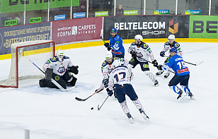 «Витебск» пропустил первым, но смог отыграться в третьем периоде и обыграл «Металлург»