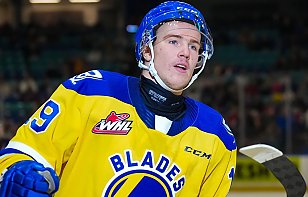 Егор Сидоров выдал шикарный матч в WHL: гол и три передачи белоруса обеспечили «Саскатуну» уверенную победу над «Брэндоном»