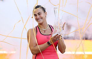 Федерация хоккея Беларуси поздравляет первую ракетку мира Арину Соболенко с победой на турнире WTA 1000 в Майами