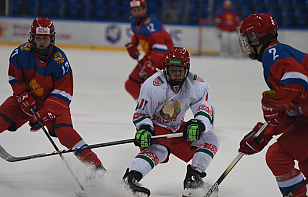 «Красный» состав сборной Беларуси U16 уступил ровесникам из России