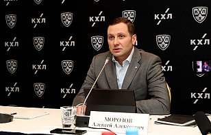 Совет директоров КХЛ переизбрал Алексея Морозова президентом лиги