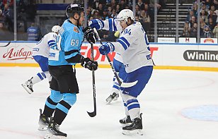 Минское «Динамо» принимает «Динамо» из Москвы в шестом матче серии первого раунда Кубка Гагарина