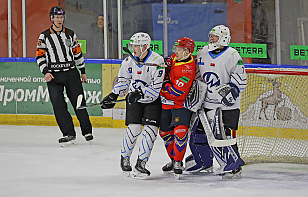 «Динамо-Молодечно» по буллитам одержало победу над «Лидой» и поднялось на второе место в турнирной таблице