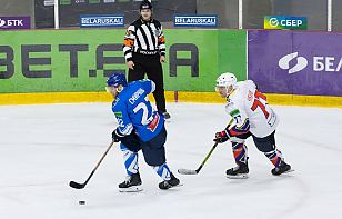 Степанов забросил во втором матче кряду, но этого не хватило «Витебску» для победы в поединке с «Лидой»