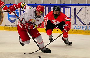 Юниорская сборная Беларуси в овертайме дожала венгерскую «молодежку», выиграв все три матча в Будапеште