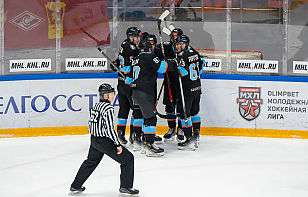 «Динамо-Шинник» снова обыграл МХК «Спартак», Капустин и Салыго набрали по два очка