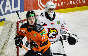 «Гомель» отправил 4 безответные шайбы в ворота «Шахтера» и сравнял счет в четвертьфинальной серии Кубка Президента