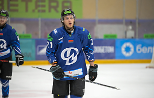 Дубль Степана Звягина помог «Динамо-Молодечно» переиграть «Лиду»