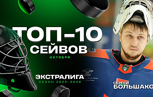 «Какое же спасение черенком клюшки!» Топ-10 сейвов октября в Betera-Экстралиге