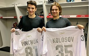 Алексей Колосов и Виталий Пинчук сыграют за бронзу в Матче звезд КХЛ