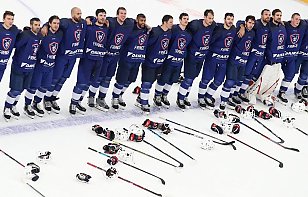 Сборная Франции на турнире в Словении: 24 хоккеиста из пяти чемпионатов
