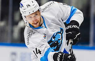 Сергей Кузнецов – автор первой шайбы минского «Динамо» в новом сезоне