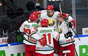 Сборная Беларуси трижды вела в счете в матче против «России 25», но в самой концовке уступила