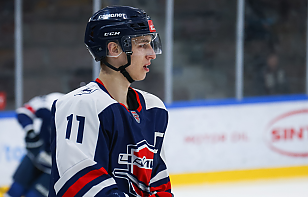 Даниил Омелюсик вошел в топ игроков МХЛ по средней результативности в регулярном чемпионате