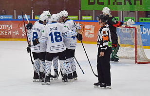 «Динамо-Молодечно» забросило две шайбы «Авиатору» и победило 12-й раз кряду