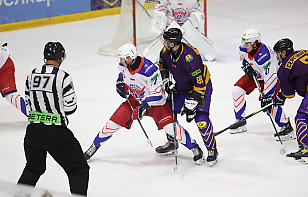 «Славутич» забросил четыре шайбы за 6 минут в конце третьего периода и сотворил невероятный камбэк в Могилеве