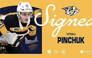 «Нэшвилл», берегите его». Болельщики «хищников» приветствуют Виталия Пинчука, белорусские фанаты – желают жлобинчанину удачи в НХЛ