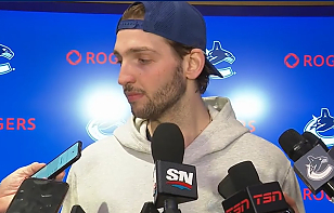 Никита Толопило: чувствую себя прекрасно, много времени провел в АХЛ, сейчас приятно вернуться и выступать в НХЛ