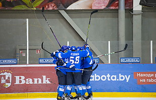 «Витебск» за 32 секунды до конца третьего периода перевел игру в овертайм и одержал третью победу над «Юностью» в финальной серии