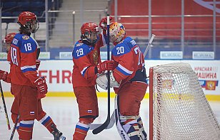 Россия U17 отыгралась с 0:2, забросила 7 шайб Казахстану U20 и взяла бронзу «Кубка Будущего» в Минске
