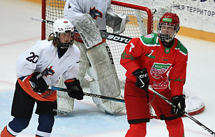 Шайба Татьяны Хворостовой не спасла женскую сборную Беларуси U18 от поражения в матче с командой Челябинской области
