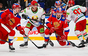 Сборная Беларуси уступила России на Кубке Первого канала в Новосибирске