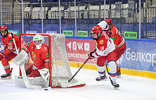 Юниорская сборная Беларуси уступила команде России U17 в товарищеском матче