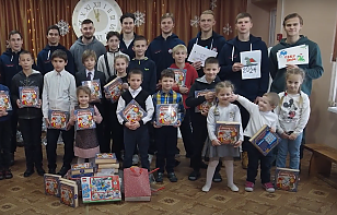 Игроки «Металлурга» посетили «Жлобинский социально-педагогический центр»