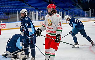 Беларусь U18 открыла счет, но не смогла сдержать напор старших по возрасту «Сибирских снайперов»