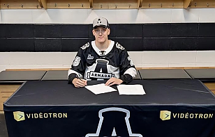 Арсений Радьков признан второй звездой в матче QMJHL