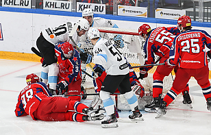 Минское «Динамо» выиграло два периода, но уступило ЦСКА в результативном матче