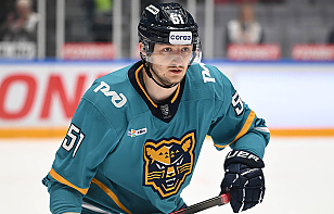 Илья Сушко забросил первую шайбу в КХЛ