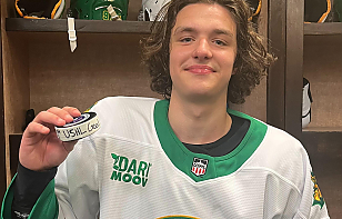 Даниил Бутин забросил дебютную шайбу в USHL