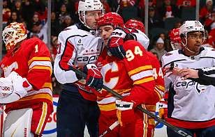 Шайба Протаса помогла «Вашингтону» переиграть «Калгари» Шаранговича