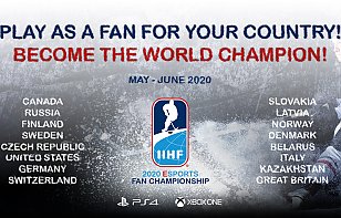 Глобальный кибертурнир от ИИХФ: сыграй за свою сборную в NHL 20 – и стань чемпионом мира